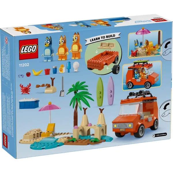 LEGO® Bluey™: Bluey in njena družina se odpravljajo na plažo (11202L) slika 8