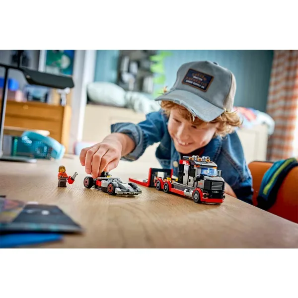 LEGO® City: F1 tovornjak z dirkalnikom Audi F1 (60493) slika 5