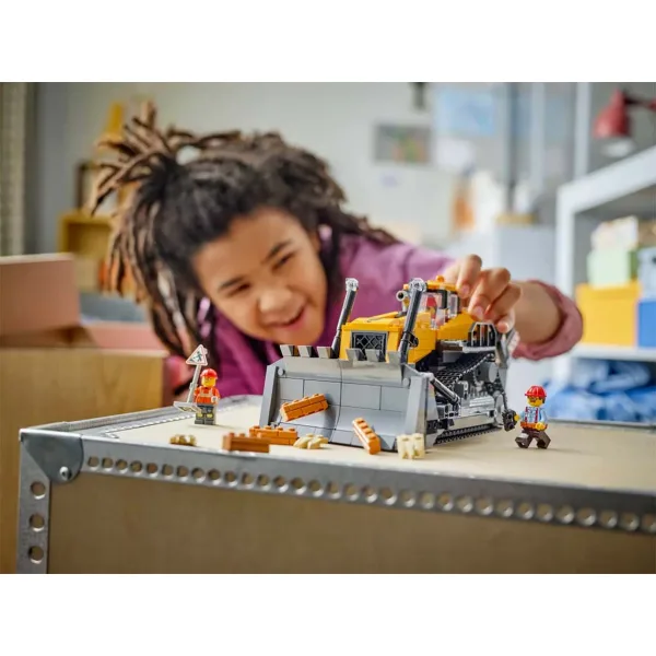 LEGO® City: Rumeni buldožer (60466) slika 6