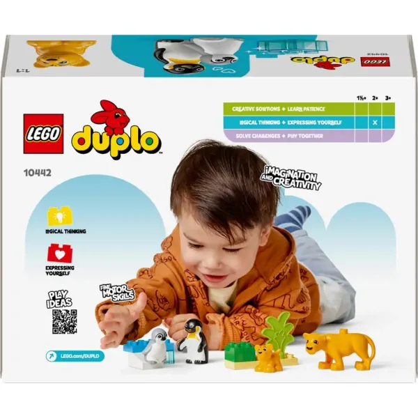 LEGO® DUPLO®: Družine živali v divjini: Pingvini in levi (10442) slika 2