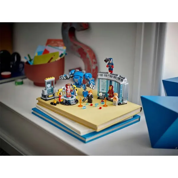 LEGO® Marvel: Laboratorij Iron Mana: Dvorana oklepov (76315) slika 6