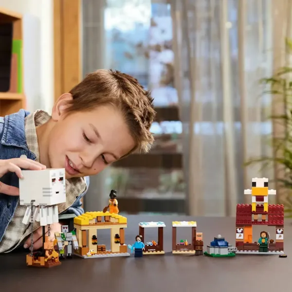 LEGO® Minecraft: Napad na duhovno zračno ladjo in vas (21273) slika 4
