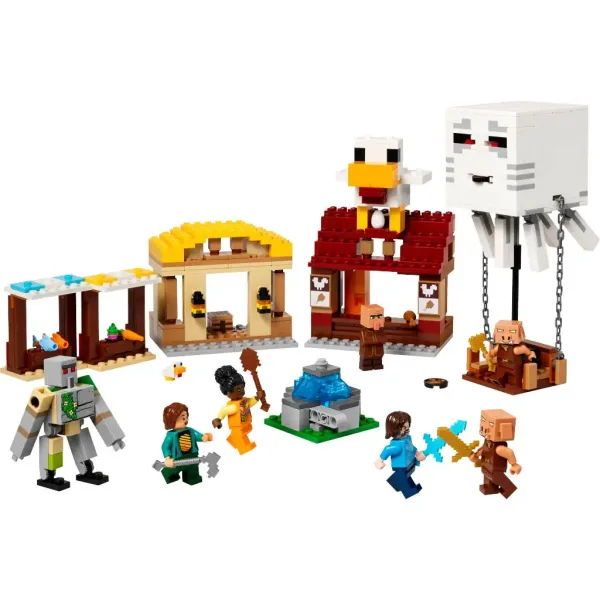 LEGO® Minecraft: Napad na duhovno zračno ladjo in vas (21273) slika 5