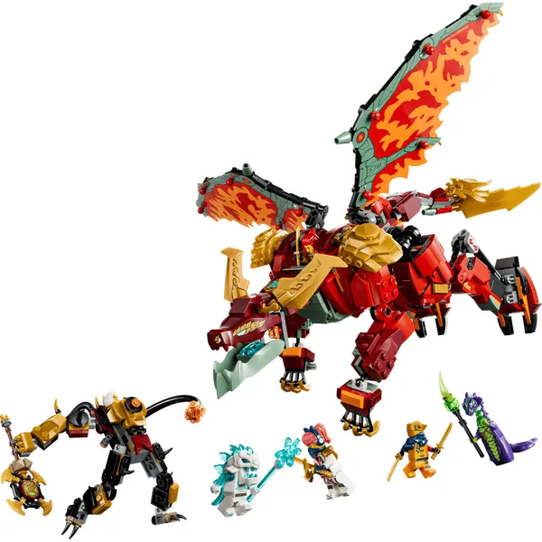 LEGO® Ninjago: Wyldfyrejev preoblikljivi zmajski robot (71868) slika 2