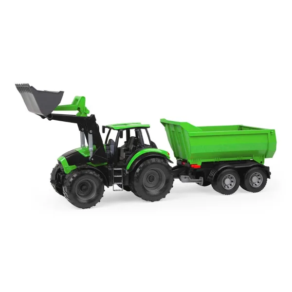 LENA: Worxx Deutz-Fahr Agrotron 7250 TTV traktor s prikolico v škatli 74 cm slika 2