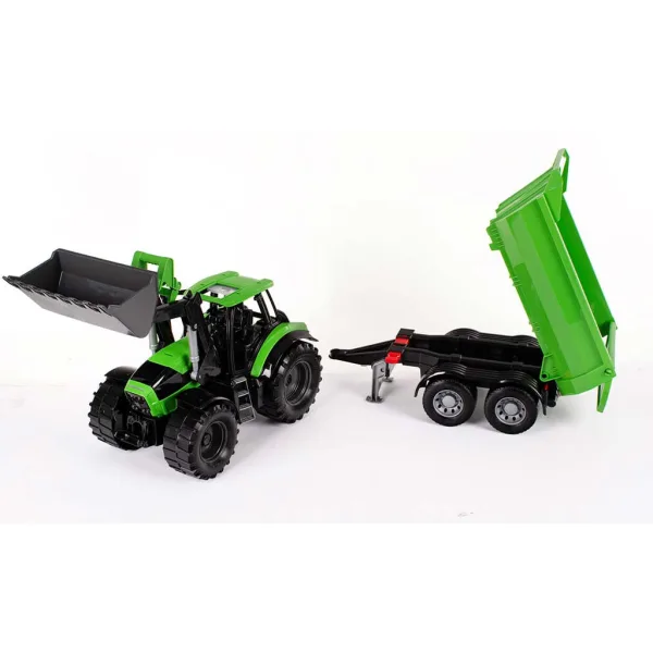 LENA: Worxx Deutz-Fahr Agrotron 7250 TTV traktor s prikolico v škatli 74 cm slika 3