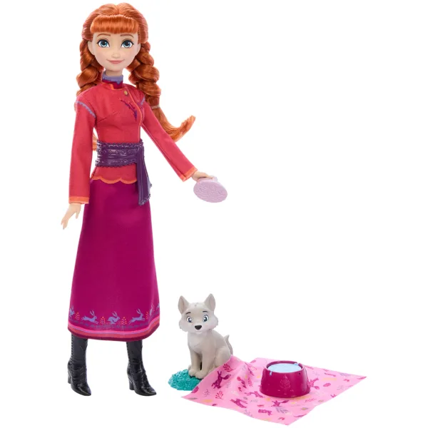 Ledeno kraljestvo: Anna in mali severni lisičji igralni komplet - Mattel slika 2