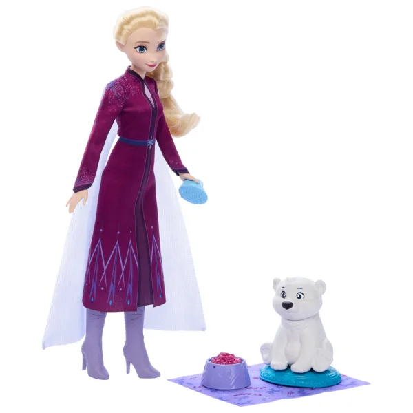 Ledeno kraljestvo: Elsa in mali polarni medvedek - komplet igralnih figuric (Mattel) slika 2