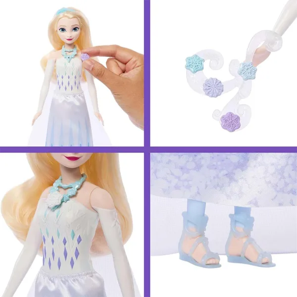 Ledeno kraljestvo: Presenečenje ledeni kristal - Elsa punčka - Mattel slika 3