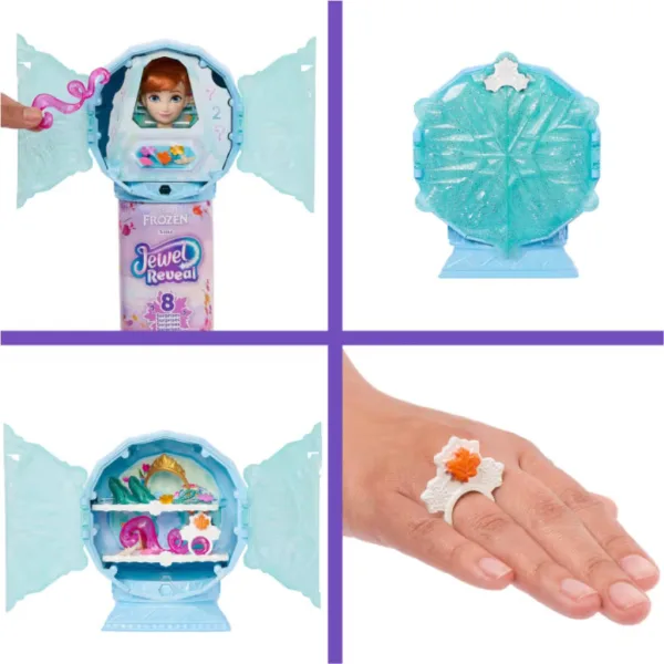 Ledeno kraljestvo: Snežna kristalna presenečenja – Anna – Mattel slika 3