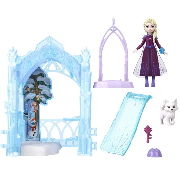 Ledeno kraljestvo mini ledena hiška igralni set - Mattel slika 2