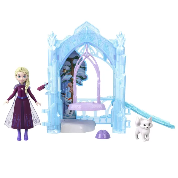 Ledeno kraljestvo mini ledena hiška igralni set - Mattel slika 3