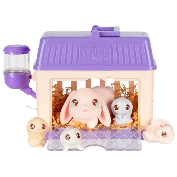 Little Live Pets: Set za igro Mama zajček in njeni mladički slika 2