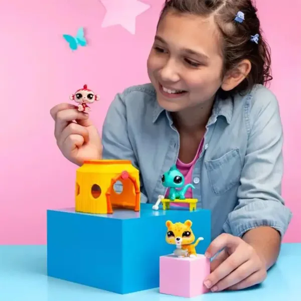 Littlest Pet Shop: 3-delni komplet figuric, serija 1 - Džungla slika 4