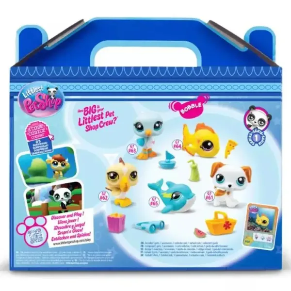 Littlest Pet Shop: 5-delni komplet figuric, serija 1 - Plaža slika 3