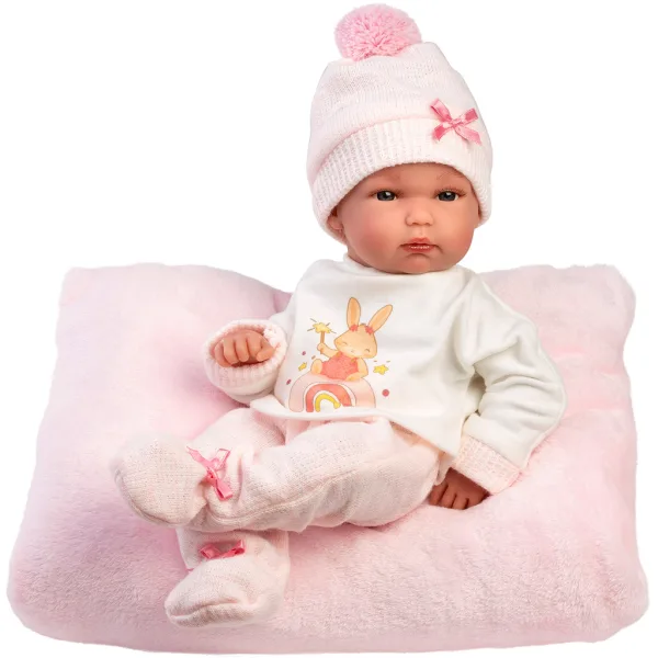 Llorens: Bimba, 35 cm, lutka – novorojenček z vzglavnikom slika 2