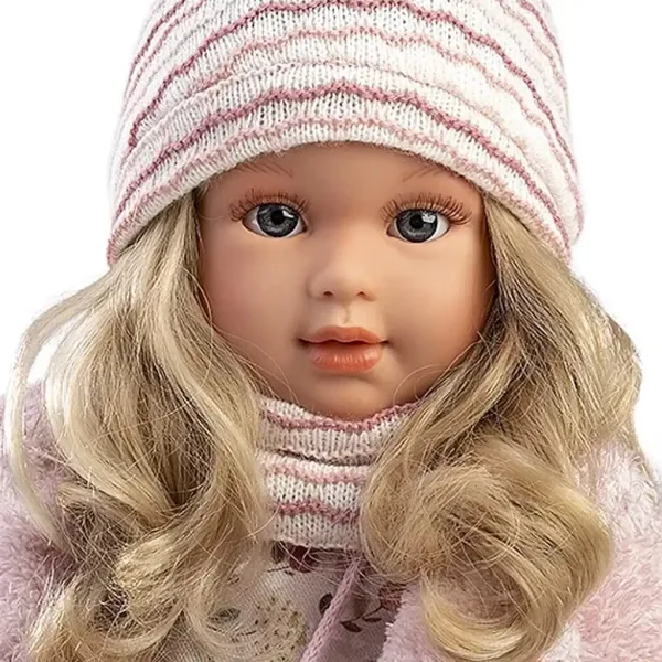 Llorens: Lucia 40 cm lutka v cvetlični obleki z torbico slika 3