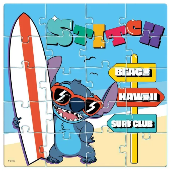 Luna: Disney Lilo in Stitch vzorec, magnetna sestavljanka 3x20 kosov slika 3