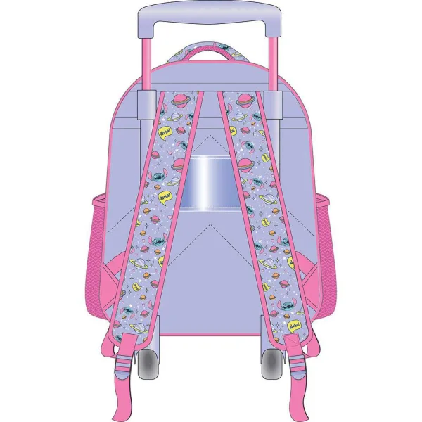 Luna: Disney Stitch Aloha z dvema predalčkoma vrtčevski nahrbtnik na kolesih 27 x 10 x 31 cm slika 2