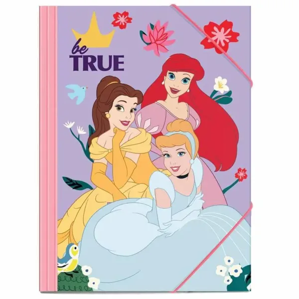 Luna: Disney princese elastika mapa za A/4 liste 25x35cm slika 1