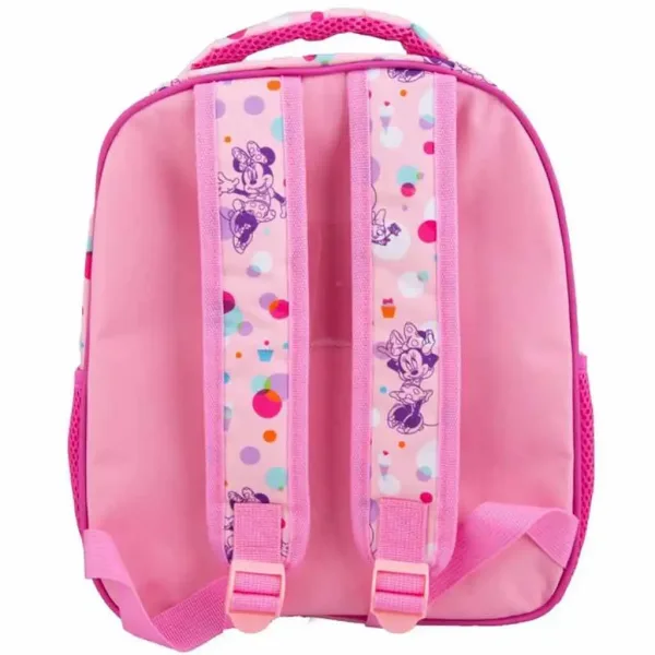 Luna: Minnie miška zaobljen dvoprekatni šolski nahrbtnik 27x10x31cm slika 2