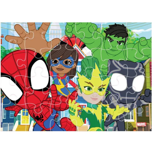 Luna: Spidey 4 v 1 – sestavljanka s 12, 15, 20 in 24 kosi slika 5