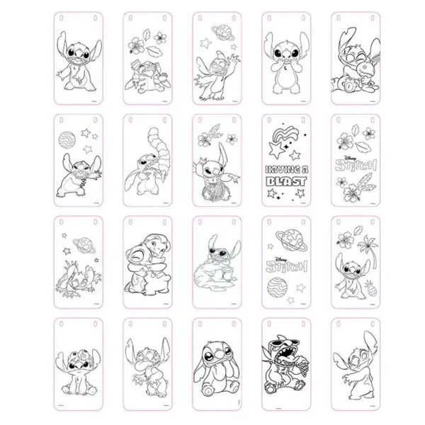 Luna: Stitch 27-delni ustvarjalni komplet za barvanje slika 4