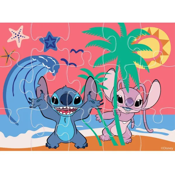 Luna: Stitch 4-v-1 sestavljanka komplet slika 3