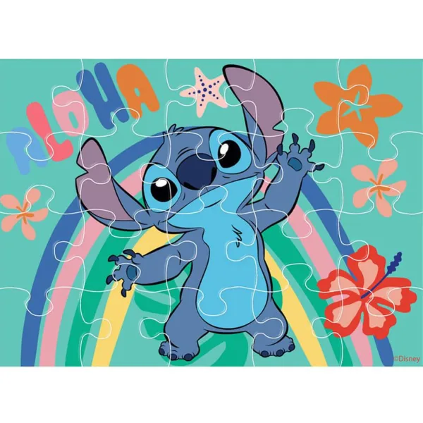Luna: Stitch 4-v-1 sestavljanka komplet slika 4