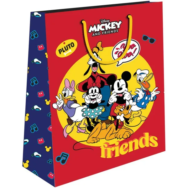 Luna: darilna vrečka z motivom Mickey Mouse in prijateljev 33x12x45 cm slika 2