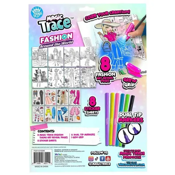 Magic Trace studio: Sijoče risanje - modni začetni komplet slika 3