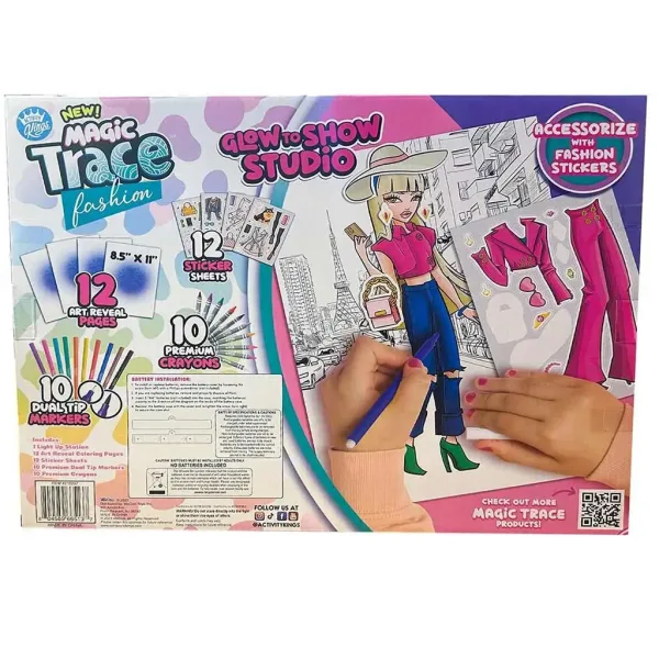 Magic Trace studio: Svetleča risba - modni kreativni igralni set slika 5