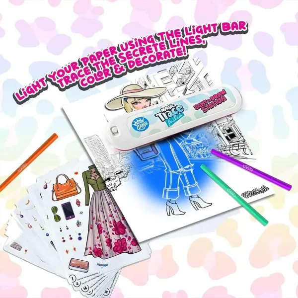 Magic Trace studio: Svetleča risba - modni kreativni igralni set slika 6