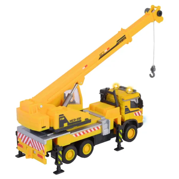 Majoretka: Volvo tovornjak z dvigalom, svetlobo in zvokom, 22 cm - Simba Toys slika 3