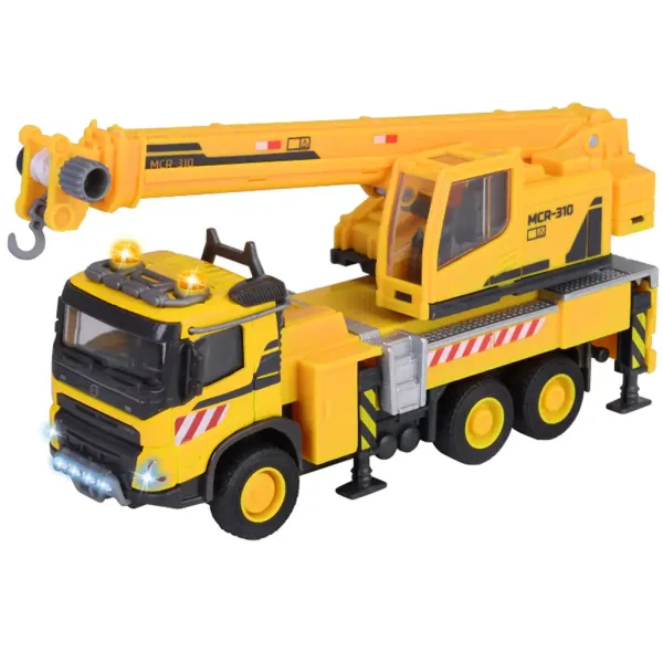 Majoretka: Volvo tovornjak z dvigalom, svetlobo in zvokom, 22 cm - Simba Toys slika 4