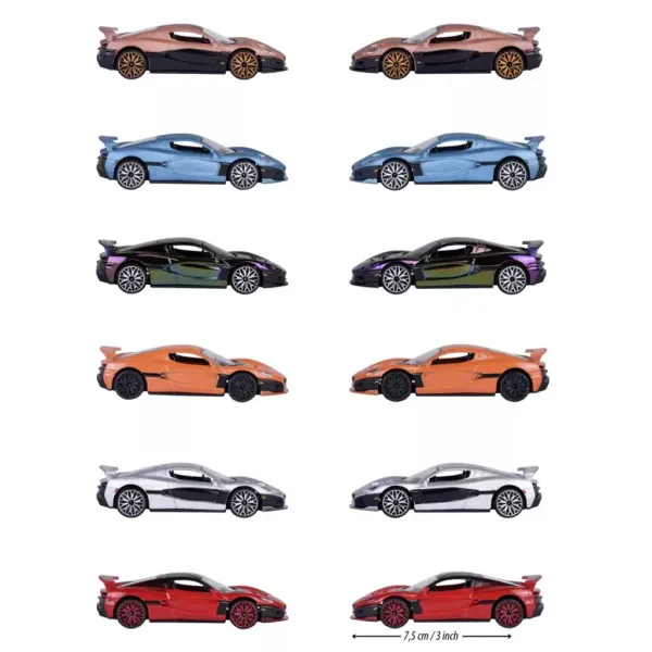 Majorette: Rimac Nevera Edition kovinski avtomodeli v več različicah 1/64 1 kos slika 4