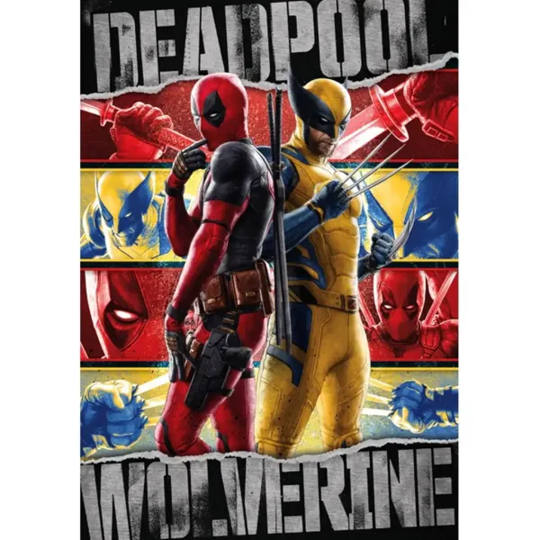 Marvel: Deadpool in Wolverine 1000-delna sestavljanka - Clementoni slika 2