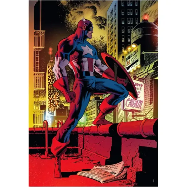 Marvel: Kapitan Amerika 1000-delna sestavljanka - Clementoni slika 2