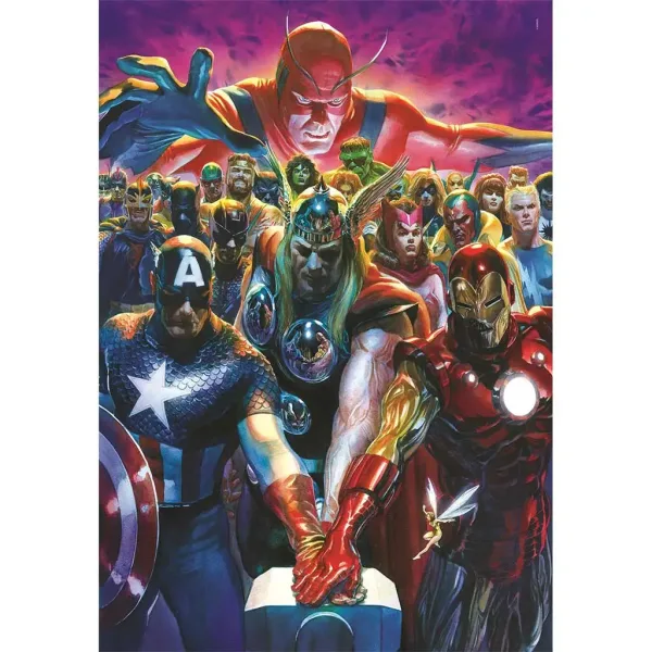 Marvel: Maščevalci 1000-delna kompaktna sestavljanka 50x70cm - Clementoni slika 2