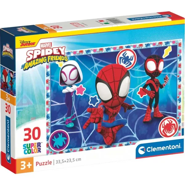 Marvel Spidey 30-delni Supercolor sestavljanka - Clementoni slika 1