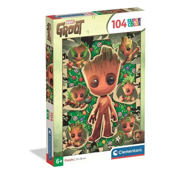 Marvel Varuhi galaksije Groot 104-delna supercolor sestavljanka - Clementoni slika 1