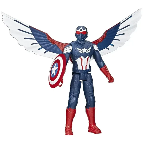 Maščevalci Titan Hero Maskirani Kapitan Amerika 29 cm figura - Hasbro slika 2