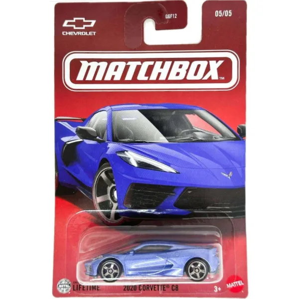 Matchbox: Ikonični mali avto 2020 Corvette C8 1/64 - Mattel slika 1