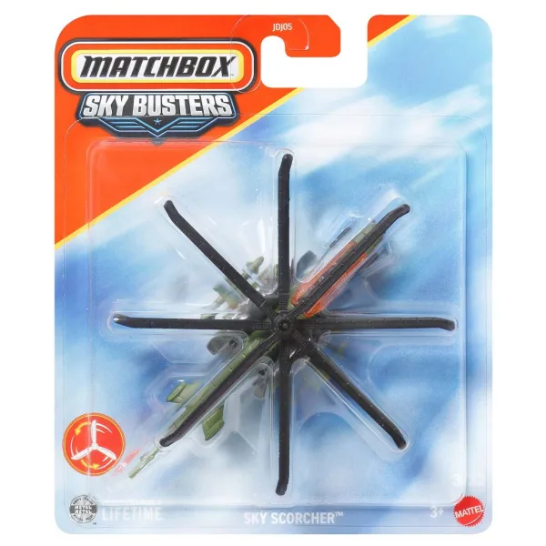 Matchbox Sky Busters: Sky Scorcher letalski model 1/64 - Mattel slika 1