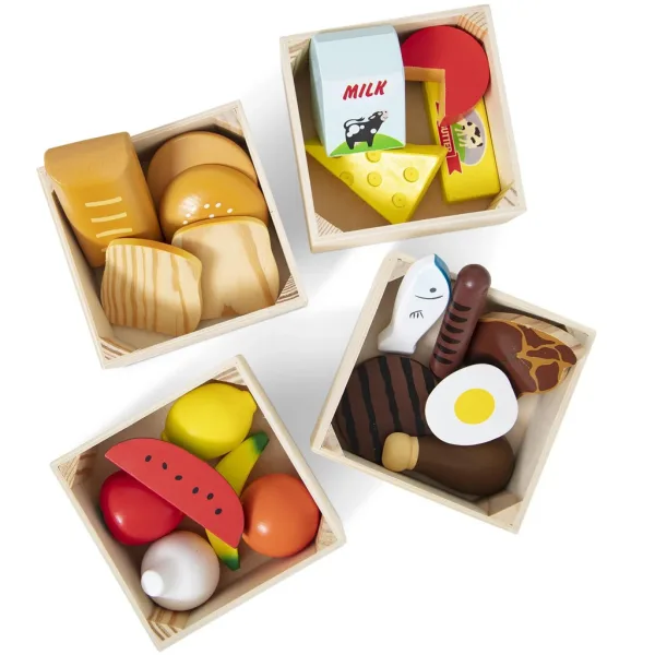 Melissa & Doug: Leseni igralni komplet – živila v zabojih - Spin Master slika 3
