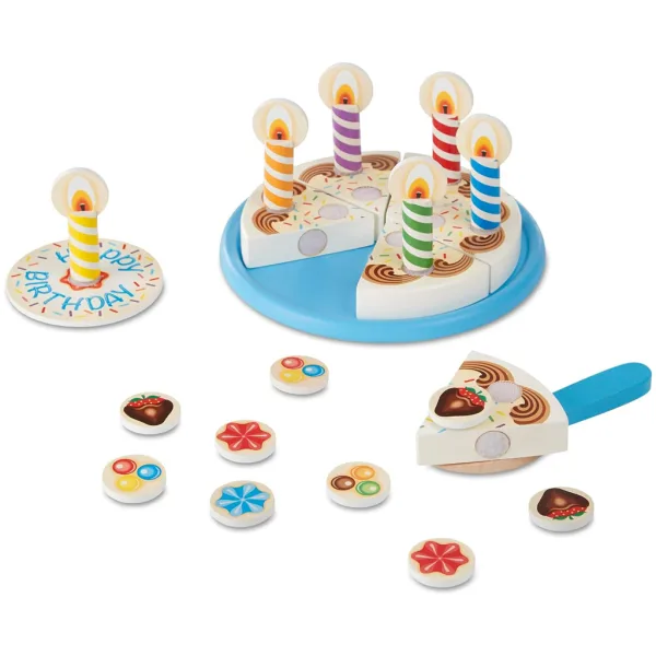 Melissa & Doug: Leseni igralni komplet rojstnodnevne torte - Spin Master slika 2