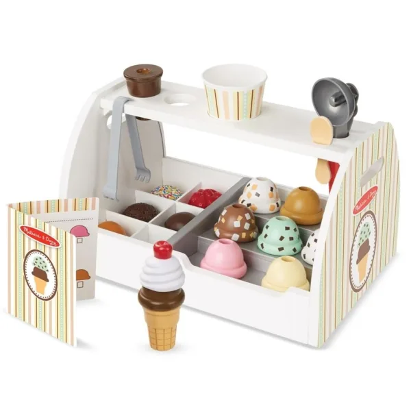 Melissa & Doug: Leseni komplet za igro s sladoledom - Spin Master slika 2
