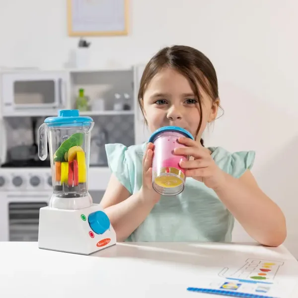Mešalnik za smoothie s lesenimi dodatki - Melissa & Doug slika 5