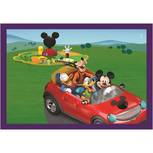 Mickey in prijatelji 4 v 1 Supercolor sestavljanka - Clementoni slika 2