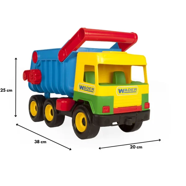 Middle Truck: kiperski tovornjak s preklopnim koritom 38 cm - Wader slika 3